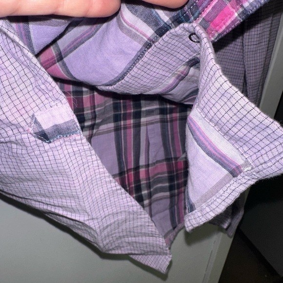 Tommy Hilfiger Purple Button Down Shirt - Picture 3 of 6